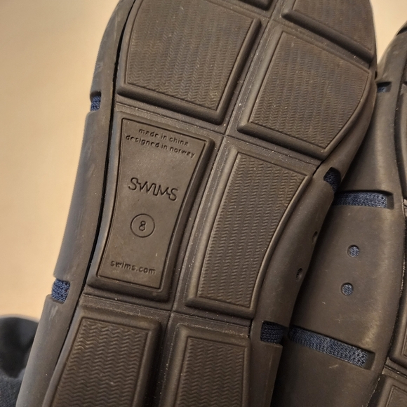 Swims Navy Blue Penny Loafers - Picture 5 of 10